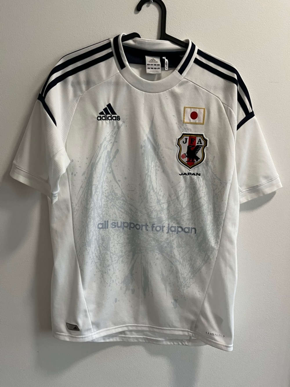 Japan 2012 Away adidas white National Team Soccer Jersey size XS